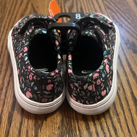•NEW• Floral Toddler Sneakers - 8T - Picture 3 of 7